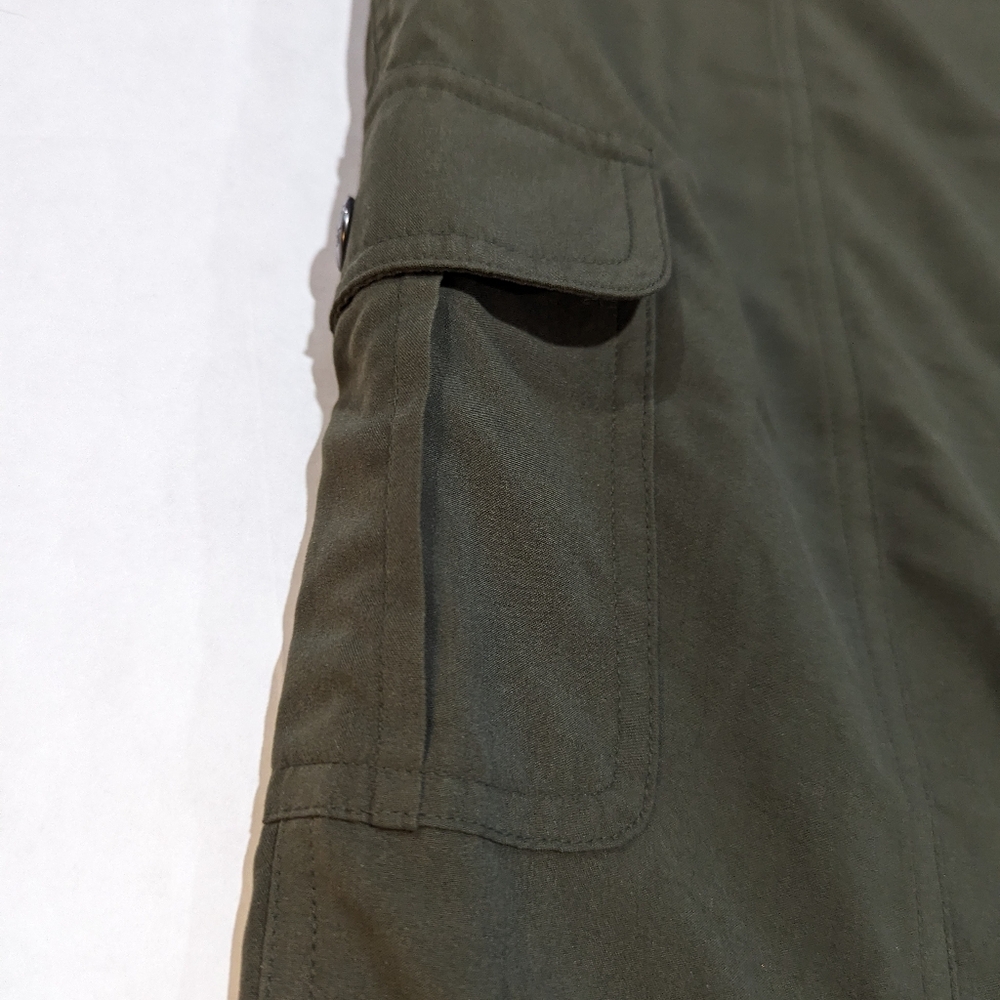 Tek Gear Elements Series Olive Green Activewear Capri Pant Size Large Like New - Picture 4 of 12